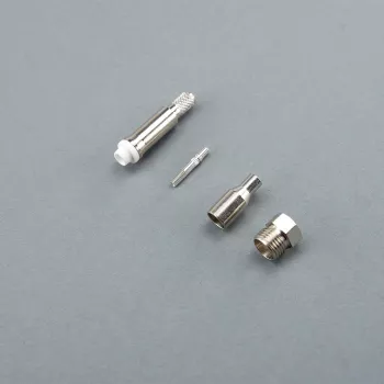 Telegärtner FME-Buchse Crimpstecker für RG-316/U, 50 Ohm, Nickel/Gold, 1 Stk. J01701A0008Z