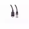 SHIVERPEAKS USB-C auf RJ45 Gigabit Ethernet Adapterkabel, Aluminium, Schwarz, 1m (BS14-51025)