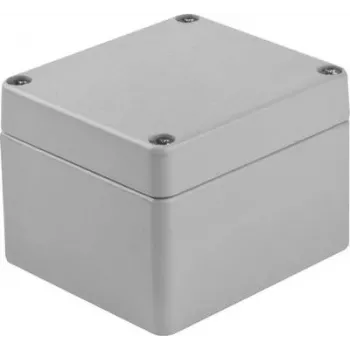 BOPLA Universalgehäuse Aluminium Silbergrau (RAL 7001) 75 x 80 x 57 A 105 01105000.MT1