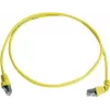 Telegärtner 100008019 CAT 6a S/FTP Patchkabel, RJ45, 1 m, Gelb, LSZH, flammhemmend