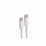 SHIVERPEAKS USB-C Ladekabel, USB 2.0, 60W, Weiß, Geflochtenes Textil, 0,5m (BS14-21016)