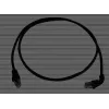 Telegärtner 100008676 CAT 6a S/FTP RJ45-Patchkabel, 5 m, Schwarz, flammwidrig, mit Knickschutz
