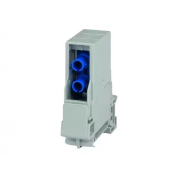 TELEGÄRTNER STX DIN-Schienen Glasfaser-Verbindermodul mit ST- und SC-Duplex-Adaptern, Singlemode/Multimode H82000A0022