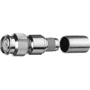 Telegärtner TNC Crimp-Kabelstecker G42, 50 Ohm, Telealloy, 2.7/7.1, 5 Stück (J01010A0053)