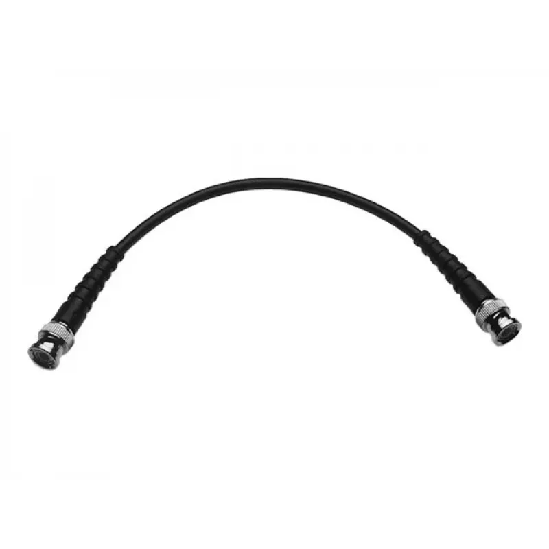 Telegärtner L00012A1458 3m BNC Stecker auf BNC Stecker 50 Ohm Koaxialkabel, Schwarz
