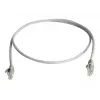 Telegärtner L00003A0204 Cat6 U/UTP RJ45 Patchkabel, 2m, Grau