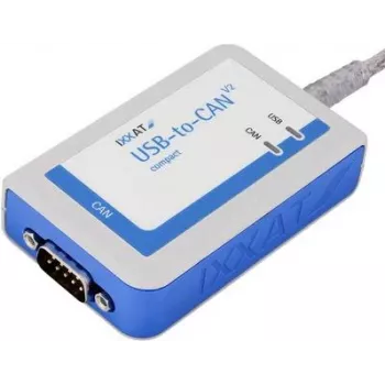 IXXAT USB-to-CAN V2 compact Schnittstelle, galvanisch getrennt, 1x CAN/CAN FD, USB 2.0, D-Sub 9 1.01.0281.12001