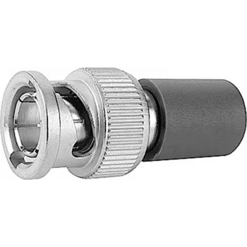 Telegärtner BNC 75 Ohm Abschlusswiderstand, Stecker, 1 W, DC-1 GHz, vernickeltes Messing, J01006A0001