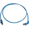 Telegärtner 100008016 CAT 6a S/FTP Patchkabel, RJ45, 0,5 m, Blau, LSZH, 10 Gbps