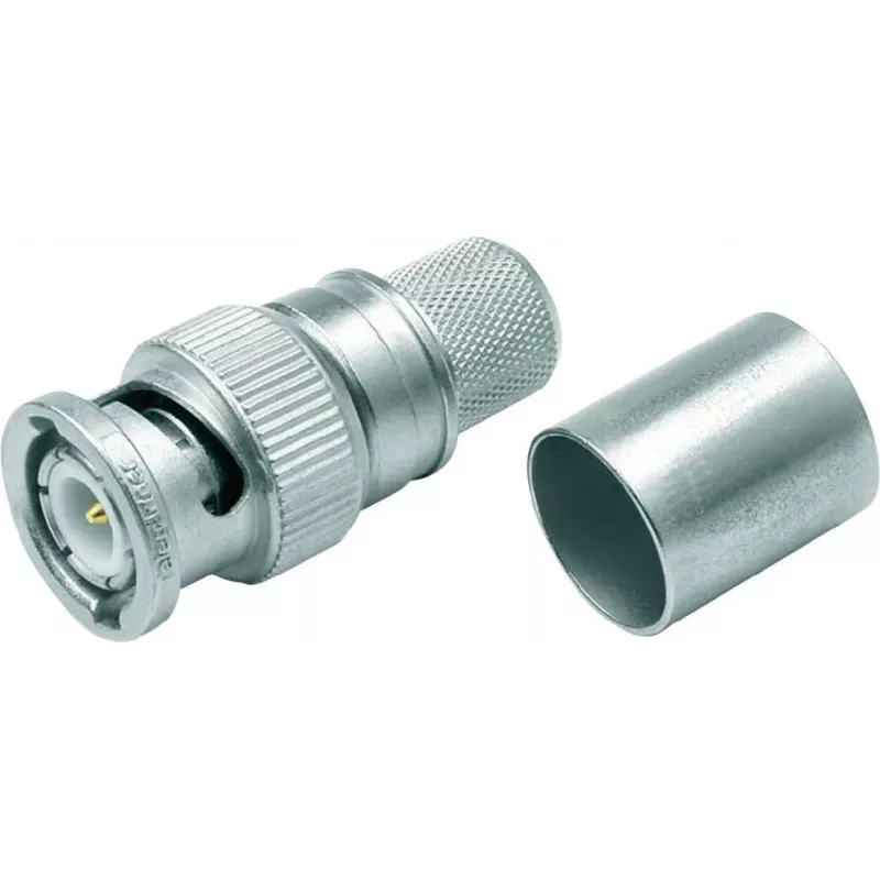 Telegärtner BNC-Kabelstecker Crimp G37 50 Ohm, Crimp/Crimp, Professional, A3326, G37 (2,7/7,25) - 5 Stück (J01000A0061)