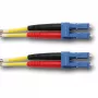 TELEGÄRTNER LC auf LC Single-Mode OS2 Duplex Glasfaser-Patchkabel, 2 m, Gelb L00871A0003