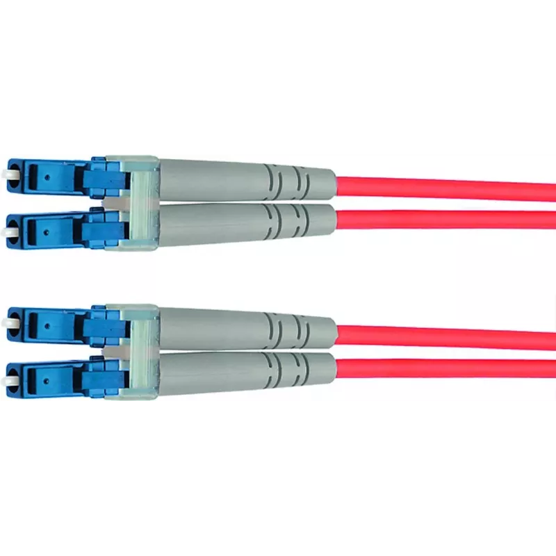 TELEGÄRTNER LC auf LC Single-Mode OS2 Duplex Glasfaser-Patchkabel, 2 m, Gelb L00871A0003