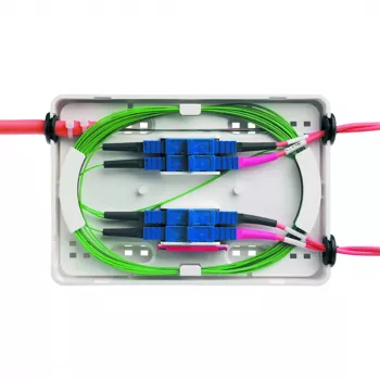 Telegärtner H02050A0104 Cat.6A geschirmtes RJ45-Datenmodul, werkzeuglose IDC, 10G, IP20