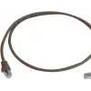 Telegärtner Cat 6A S/FTP Patchkabel, PiMF, Blau, 2,0 m, ein Ende abgewinkelt L00001A0159