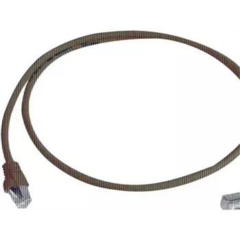 Telegärtner Cat 6A S/FTP Patchkabel, PiMF, Blau, 2,0 m, ein Ende abgewinkelt L00001A0159