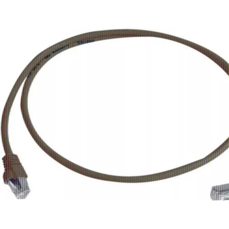 Telegärtner Cat 6A S/FTP Patchkabel, PiMF, Blau, 2,0 m, ein Ende abgewinkelt L00001A0159