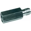 Telegärtner J01703A0000 FME-Stecker auf SMA-Buchse HF-Koaxialadapter, 50 Ohm, DC-3 GHz, Schwarz