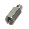 Telegärtner J01703A0000 FME-Stecker auf SMA-Buchse HF-Koaxialadapter, 50 Ohm, DC-3 GHz, Schwarz