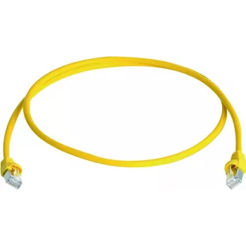 Telegärtner 100028074 Cat6a S/FTP Patchkabel, 5,5 m, Gelb