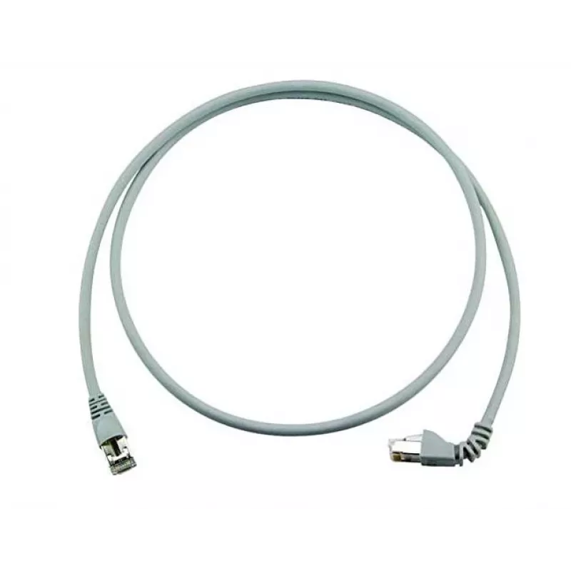 Telegärtner MP8 FS 500 LSZH-2.0 Cat6a S/FTP Patchkabel, RJ45 auf RJ45, 5m, Grau L00001A0199