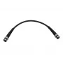 TELEGÄRTNER L00015A1455 10m BNC-Stecker auf BNC-Stecker RG58 Koaxialkabel, Schwarz