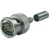 Telegärtner J01002A0058 BNC-Kabelstecker G04, Crimp, HDTV, 75 Ohm, für RG-179B/U