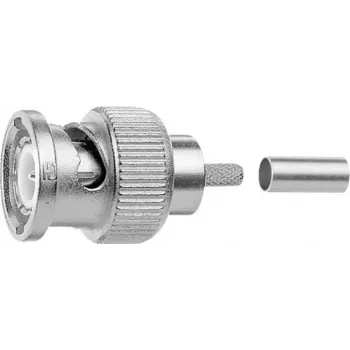Telegärtner BNC Crimpstecker 50 Ohm für RG-142B/U, Professional, 5er-Pack J01000A0008