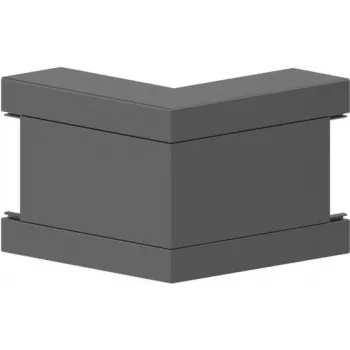 GGK BR 60x130/80-AE Außenecke 60x130/80 RAL 9005 PVC (12793)