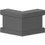 GGK BR 60x130/80-AE Außenecke 60x130/80 RAL 9005 PVC (12793)