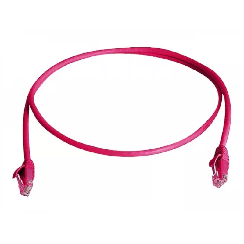 Telegärtner L00001A0232 Cat6 U/UTP Patchkabel, Rot, 2 m