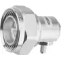 Telegärtner 7-16 DIN Winkelstecker, 50 Ohm, Silber, Klemmanschluss J01120C0010