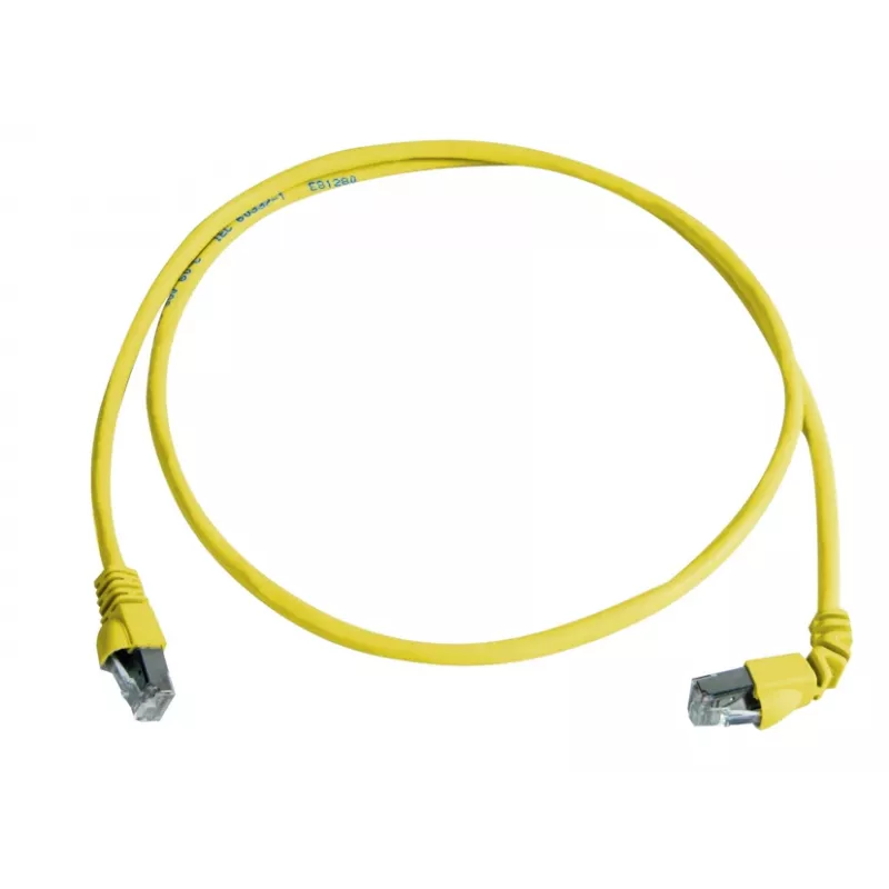 Telegärtner 100008675 CAT 6a S/FTP Patchkabel, RJ45, 5 m, Gelb, LSZH