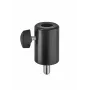 König & Meyer 66370-000-55 Mini-TV-Zapfenadapter M10 Außengewinde Schwarz