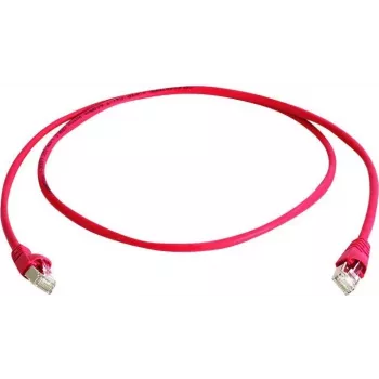 Telegärtner MP8 FS 600 Cat.7 S/FTP Patchkabel, RJ45 Stecker auf RJ45 Stecker, 50 m, Rot