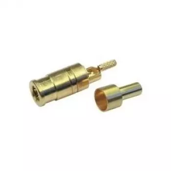 Telegärtner SMB Buchse PCB Verbinder, gerade, 50 Ohm, vergoldet