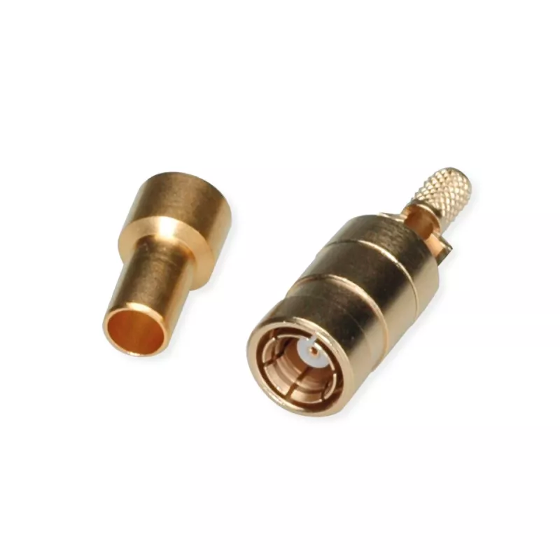 Telegärtner SMB Buchse PCB Verbinder, gerade, 50 Ohm, vergoldet