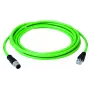 Telegärtner 100017297 Cat.6A U/UTP RJ45 Patchkabel, 1m, Grau, LSZH, 10Gbps