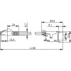 Telegärtner L00004A0128 Cat.6A S/FTP Patchkabel, 7,5 m, Grau