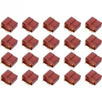 Reely T-Plug Buchsenstecker vergoldet 20 Stk.