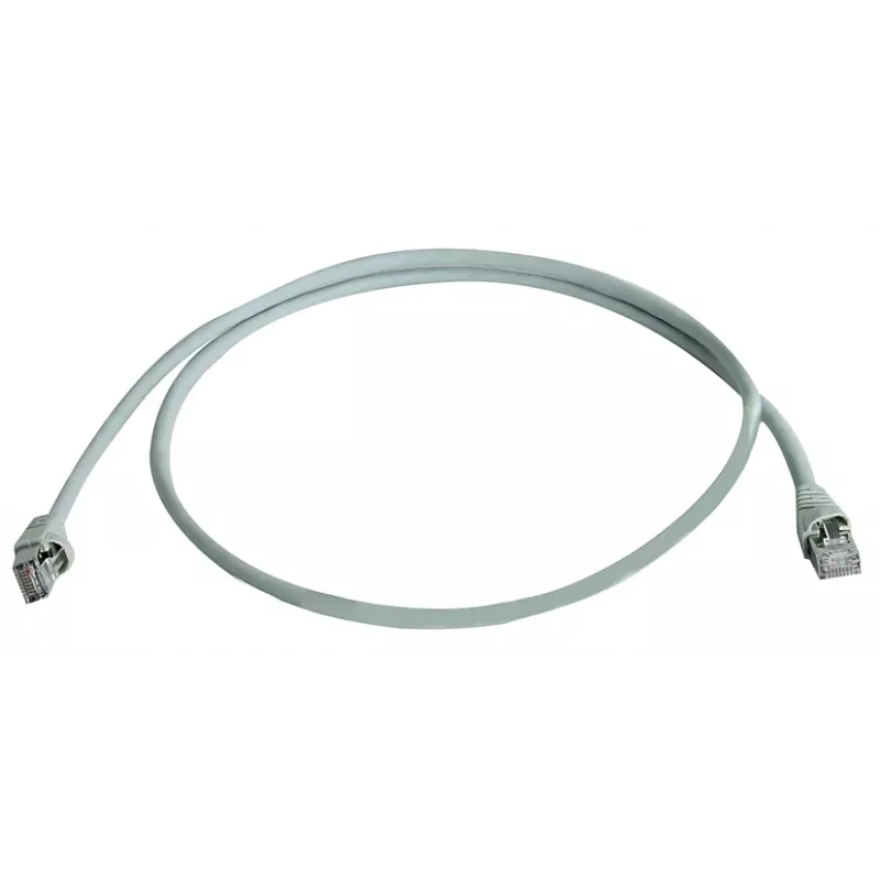 TELEGÄRTNER TEGA Cat.6A IEC MP8 FS 500 LSZH Patchkabel 7m Grau L00004A0093