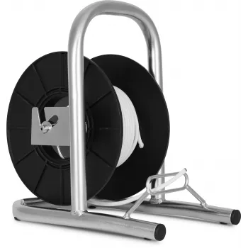 TechniSat 0000/3447 Hand-Kabelabwickler, Silber