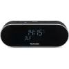 TechniSat DigitRadio 53 BT DAB+/UKW-Radiowecker mit Bluetooth und USB-Ladefunktion, Schwarz