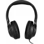 TechniSat Stereoman 3 geschlossene kabelgebundene Kopfhörer mit Mikrofon, 3m Kabel, Schwarz 0000/9105