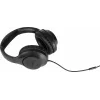 TechniSat Stereoman 3 geschlossene kabelgebundene Kopfhörer mit Mikrofon, 3m Kabel, Schwarz 0000/9105