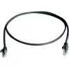 Telegärtner L00001A0238 2m Cat6 U/UTP schwarzes Netzwerkkabel