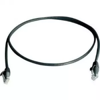 Telegärtner L00001A0238 2m Cat6 U/UTP schwarzes Netzwerkkabel