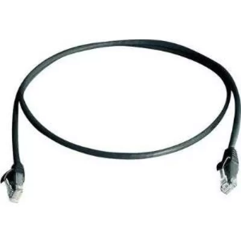 Telegärtner L00001A0238 2m Cat6 U/UTP schwarzes Netzwerkkabel