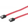 GoodConnections SATA 3 Gb/s Kabel mit Verriegelung, 0,5 m, Rot 5045-A05