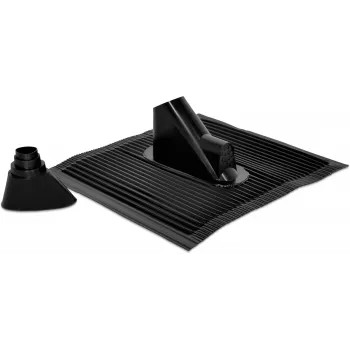 TechniSat Alu-Dachziegel-Set, Schwarz mit Gummidichtung (0000/1718)