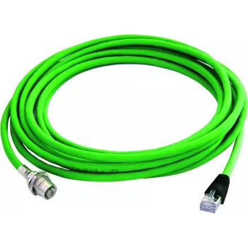 Telegärtner Cat.7A S/FTP Patchkabel, 5 m, LSZH, Grau, 10 Gbps, RJ45 100017395